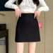 Women's Suit Skirt, New Spring/Summer Style, Short Bodycon Skirt, High Waist, Slimming A Line Mini Skirt, Commuting Style, Sexy Mini Skirt_ecoleips.com