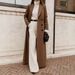 New Women's Clothing Casual Long Solid Color Warm Woolen Coat Coat_ecoleips.com