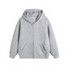 Unisex Oversized Velvet Cardigan Sweater - Cozy Winter Couple Jacket With Lazy Style, Trendy Plush Fabric For Men & Women_ecoleips.com