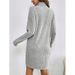 2024 European American Cross-border Independent Station Autumn And Winter New Women's Casual Fashion Solid Color_ecoleips.com