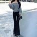 girl 2025 Autumn Winter Korean Off-Shoulder Lazy Style Solid Color Knitted Women Batwing Sleeve Sweater Versatile Pullover_ecoleips.com