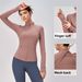 Lulu Same Style Jacket Waist Slimming Running Outdoor Cycling Pilates Wear Naked Feeling Yoga Top Women_ecoleips.com