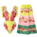 Women's Clothing Sexy One Piece Swimsuit Female Printed Two Piece Chiffon Skirt Swimsuit Suit_ecoleips.com