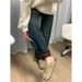 145 Winter Fleece-Lined Straight-Leg Jeans With Pear-Shaped Body, High-Waisted Slimming Narrow Wide-Leg Pants For Petite_ecoleips.com