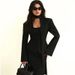 Women's Long-sleeved Suit Jacket With Neck Accessory, European And American Style Small Scarf, 2025 Casual Solid Color_ecoleips.com