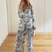 2026 European And American Personality Graffiti Casual Shirt Turn-down Collar Long Sleeve Fashion Women's_ecoleips.com