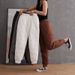 Down Cotton For Women, Outdoor Wear, Winter New Thickened Warm Slimming Jogger Pants, High Waist Loose Casual Pants_ecoleips.com