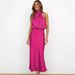 2024 Spring/Summer Hot-Selling New High-End Satin Sleeveless Dress European And American Fashion Elegant Socialite Light_ecoleips.com