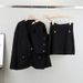 Women's Clothing Spring Knitted Long Sleeved Cardigan Jacket Sexy Suspenders Short Skirt Fashion Three Piece Set_ecoleips.com