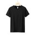180G Chunky Cotton Short-Sleeve T-Shirt-Unisex Loose-Fit Round-Neck Base Layer For Both Men And Women_ecoleips.com