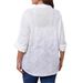 Women's Clothing Spring And Summer New Shirt Collar Loose Embroidery Hollow Large Size Shirt Tops For Women_ecoleips.com