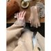 Aria Basics Huang Zheng Retro Color-Block Corduroy Thickened Cotton-Padded For Women Winter Loose Mid-Length Jacket Top 541106_ecoleips.com