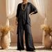 Summer New Women's Two Piece Set Cotton Linen Round Neck Sleeve Casual Irregular Hem Loose Fit_ecoleips.com