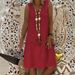 Women's Vest Dress V Neck Sleeveless European And American Style Clothing For Ladies_ecoleips.com