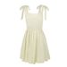 AC862 New French-style Cross-border Travel Dress, Fresh Sweet, With Ties, Comfortable, Elegant, And Gentle_ecoleips.com