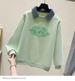 Polo-Collar Denim Patchwork Hoodie & Vintage Blue Jeans Set – Streetwear Two-Piece Outfit (S-2XL, Unisex Casual Style, Comfort Fit)_ecoleips.com