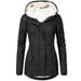 girl In Stock Cross-Border Women's Jacket Autumn Winter New Parka European And American Style Hooded Fleece Mid-Length Export_ecoleips.com
