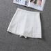 ng2510292 High Waist Split For Women 2022 Spring Summer New Fashion Versatile Anti-Exposure Pants Black A-Line Short Skirt_ecoleips.com