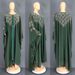 Women's Clothing Chiffon Heavy Hot Diamond Beaded Robe Muslim Large Size Dress_ecoleips.com