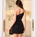 Women’s Sexy One-Shoulder Fringe Sequin Dress – Glamorous Party Dress For Night Out & Special Occasions_ecoleips.com