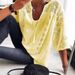 Cross-Border 2026 New Blouse European And American Lace Hollow Out Patchwork U-Neck Three-Quarter_ecoleips.com