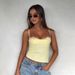 Women's Clothing Hot Girl Summer Slim Solid Color Lace Splicing Suspenders_ecoleips.com