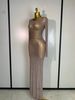 Sparkling Diamond Elegant Party Long Gowns Elegant Celebrity Evening Party Nightclub Prom Dress Singer Dancer Stage Outfit AB5G_ecoleips.com
