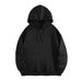 European American Casual Fashion Versatile Hooded Sweatshirt For Women, Spring And Autumn Style, Solid_ecoleips.com