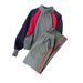 Women’s Clothing Casual Sports Suit Pants Plus Velvet Autumn And Winter New Fashion Contrast Color Top Straight Pants Two Piece Suit Trendy_ecoleips.com