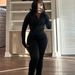 Spring And Summer Cross Border Sports And Leisure Women's Wear Sexy Tight Long Sleeve Micro Flared Two Piece Set_ecoleips.com