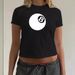 TK104 European And American Cross-Border Summer New Billiard No. 8 Printed Tight INS Internet Celebrity Style Hot Girl_ecoleips.com