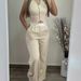 Women's Clothing Hot Girl Outerwear Vest Contrast Color High Waist Wide Leg Trousers Casual Suit_ecoleips.com