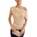 2026 European American Cross-border New Women's Fashion Dress, Stylish And Sexy One-shoulder Sequin Mini Dress_ecoleips.com