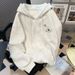 Men's Trendy Versatile Hooded Sweatshirt Fleece Lined Thickened Printed Loose Fit Casual Top for Autumn Winter 2025 Style_ecoleips.com