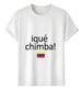 Women's T-Shirts T-shirt Muscle Freaks Que Chimba Colombia Casual Fashion Style_ecoleips.com