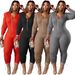 Women's Clothing Women's Knitted Wool Padded Shoulder Hooded Jumpsuit Style Fashion Autumn Winter Long Sleeve For Formal & Casual For Women_ecoleips.com