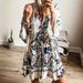 European And American Foreign Trade Ethnic Clothing 2024 Holiday Style Women's Loose Casual Floral Dress_ecoleips.com