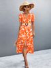 Women's Clothing Short Sleeved Long Dress_ecoleips.com