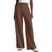 Aria Basics High-waisted Drapey Solid Color Wide-leg Pants, Foreign Trade European And American Loose Casual Straight-leg_ecoleips.com