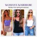 Sexy Women Tops Solid Padded Bra Spaghetti Camisole Top Women Vest Women Camisole With Built In Bra Cami Top Vest Tank Top 2024_ecoleips.com
