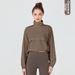 Women's Windproof Lightweight Long Sleeved Yoga Jacket Casual Sun Protective Sports Cover Up Loose Fitting For Spring And Summer_ecoleips.com