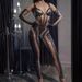 Women's Clothing Black Gloves Low Cut Slim Hot Sexy Half Backless Flesh Colored Striped Suspenders Party Jumpsuit_ecoleips.com
