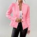 Autumn/Winter Buttoned Patterned Small Suit Jacket_ecoleips.com