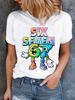 Funny 67 Brainrot Women T Shirts For Laddy Six Seven Brain Rot T-Shirt Party Tshirt For Girls T Shirt For Woman Tops Tees_ecoleips.com