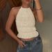 European And American Street Style Women's Clothing 2025 Summer New Fashion Sexy Backless Ruched Tie-Up Tank Top For_ecoleips.com