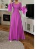 Elegant Ruffled Maxi Dress – Flowy One-Shoulder Gown With Cascading Sleeves For Women_ecoleips.com