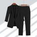 Spring Summer New Elegant Su Jacket Matching Set Women's Korean Chic Blazers Coat Pants 2 Piece Female Professional_ecoleips.com