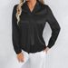 Women's Clothing Women's Summer Satin Shirts Real Photos White Satin Tops Blouses For Formal & Casual For Women_ecoleips.com
