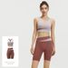 Women's Color Block Sports Compression Set High Waisted Fit Hip Lifting Breathable Sportswear_ecoleips.com