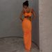 Cross-border European And American Women's Fashion 2025 Spring-summer New Solid Color Sexy Strap Slim-fit Bodycon Skirt_ecoleips.com